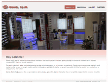 Tablet Screenshot of gumusoptik.com